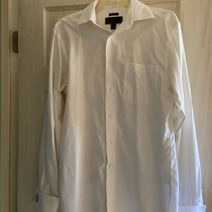 Jos. A Bank Reserve Tailored Fit Button down long sleeve French Cuff 15-34